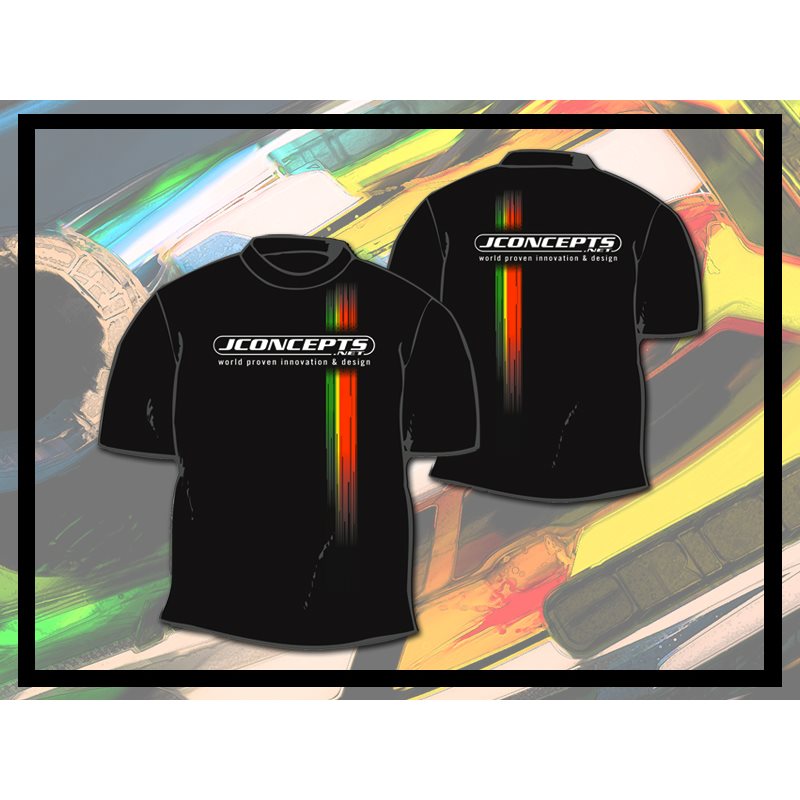 JConcepts - David Ronnefalk racing stripes t-shirt - medium