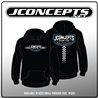 JConcepts Checkers or Wreckers 2025 pull-over hoodie sweatshirt, S