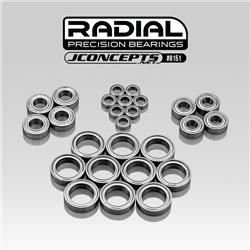 RM2, Radial NMB bearing set - Fits, Tekno SCT410SL, EB410.2, ET410.2 