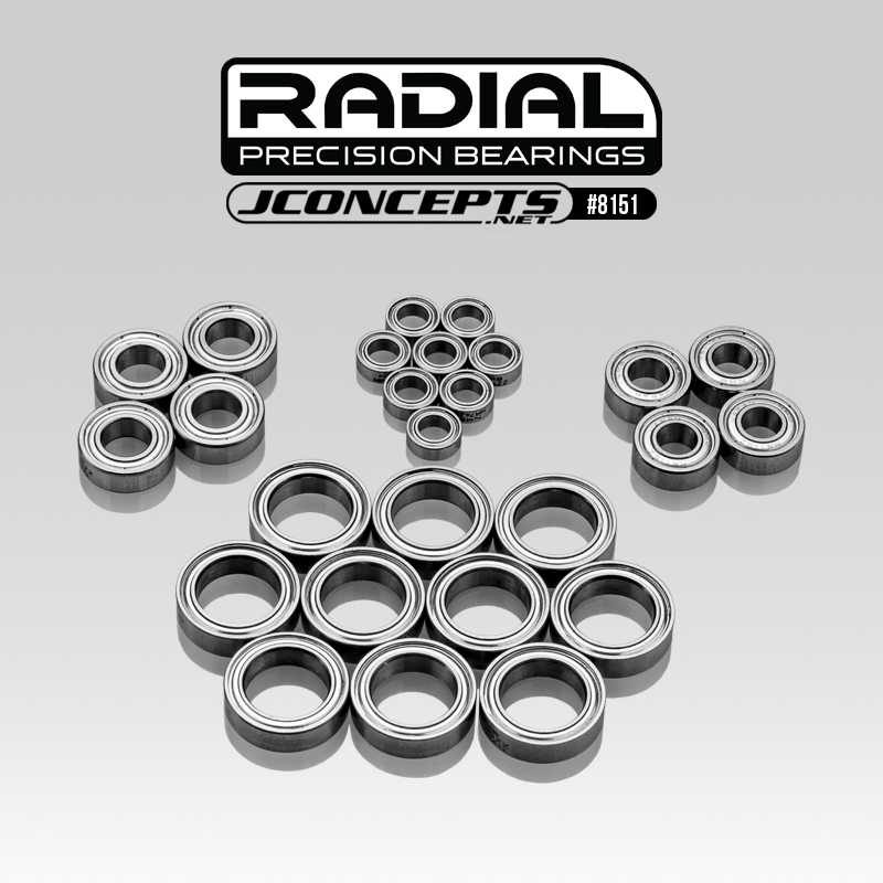 RM2, Radial NMB bearing set - Fits, Tekno SCT410SL, EB410.2, ET410.2  RM2, Radial NMB bearing set - Fits, Tekno SCT410SL, EB410.2, ET410.2