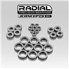 RM2, Radial NMB bearing set - Fits, Tekno SCT410SL, EB410.2, ET410.2  RM2, Radial NMB bearing set - Fits, Tekno SCT410SL, EB410.2, ET410.2