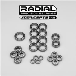 JConcepts Radial NMB bearing kit, 23pc - Fits XRAY XB4 2024, 2025