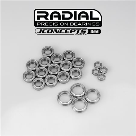 JConcepts Radial NMB bearing kit - Fits XRAY XB8, XB8e, XT8, XTEe 2024, 2025