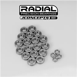 JConcepts Radial NMB bearing kit - Fits XRAY XB8 2025 w/ universals