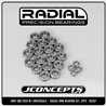 JConcepts Radial NMB bearing kit - Fits XRAY XB8 2025 w/ universals JConcepts Radial NMB bearing kit - Fits XRAY XB8 2025 w/ universals