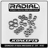 JConcepts - Schumacher L1R Radial NMB bearing set, 33pc - Fits, Schumacher L1R JConcepts - Schumacher L1R Radial NMB bearing set, 33pc - Fits, Schumacher L1R