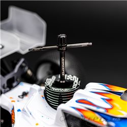 JConcepts - multi-wrench, black - 8mm (glow plug), 3mm | 5mm wrench