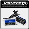 JConcepts - droop block 30 x 36mm - Fits, 1/10th and 1/8th vehicles, black / blue JConcepts - droop block 30 x 36mm - Fits, 1/10th and 1/8th vehicles, black / blue