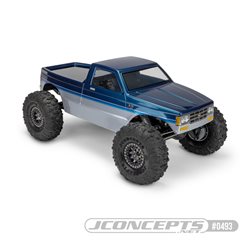 JCI Tucked, 1990 Chevy S10 crawler body, pre-cut (Fits - Traxxas TRX-4 Sport, Enduro, Axial, Vanquish 12.3" wheelbase)