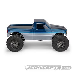 JCI Tucked, 1990 Chevy S10 crawler body, pre-cut (Fits - Traxxas TRX-4 Sport, Enduro, Axial, Vanquish 12.3" wheelbase)