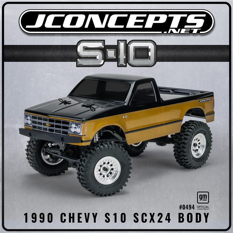 1990 Chevy S10 crawler body, pre-cut (Fits - SCX24, 5.20" W.B.) 1990 Chevy S10 crawler body, pre-cut (Fits - SCX24, 5.20" W.B.)