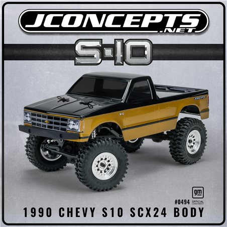 1990 Chevy S10 crawler body, pre-cut (Fits - SCX24, 5.20" W.B.)