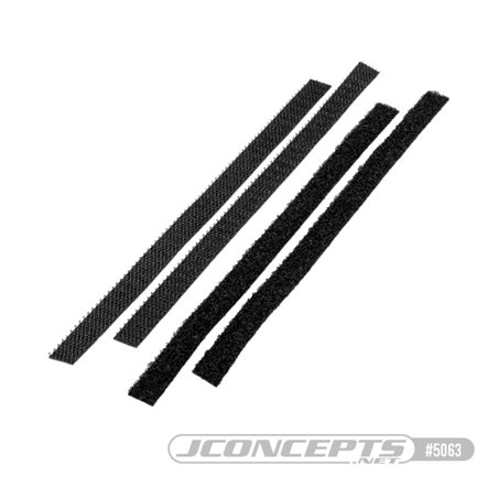 JConcepts - pre-cut hook and loop tape, Fits - 1/10th buggy and 1/8th buggy side-guards