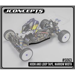 JConcepts - pre-cut hook and loop tape, Fits - 1/10th buggy and 1/8th buggy side-guards