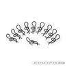 JConcepts - locking body clip, 10pcs (Fits, 5131 JConcepts body mount kit) JConcepts - locking body clip, 10pcs (Fits, 5131 JConcepts body mount kit)