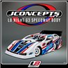 L8 Night G3 speedway body, decked with rear spoiler, light-weight L8 Night G3 speedway body, decked with rear spoiler, light-weight