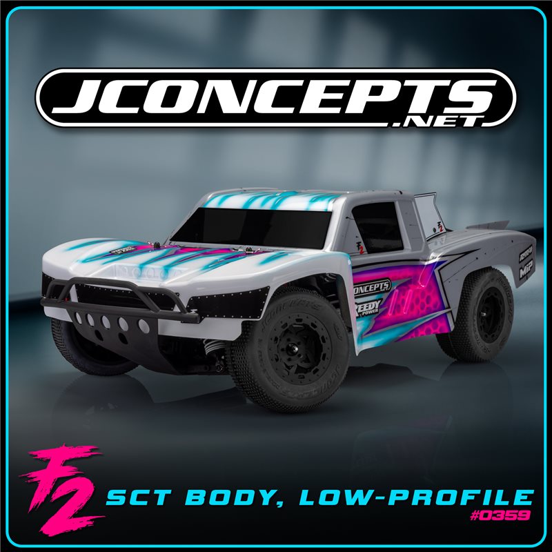 F2 - SCT body, low-profile height (Slash, Slash 4x4, Pro 2 SC10, Pro4 SC10, SC6.4, Tekno SCT410SL) F2 - SCT body, low-profile height (Slash, Slash 4x4, Pro 2 SC10, Pro4 SC10, SC6.4, Tekno SCT410SL)