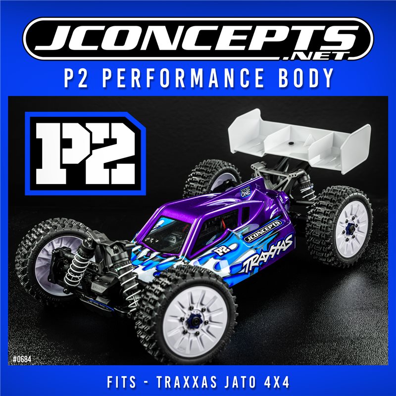 P2 performance body (Fits - Traxxas Jato 4x4 buggy)