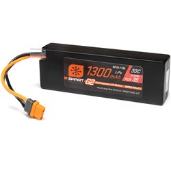 11.1V 1300mAh 3S 30C Smart G2 LiPo Battery: IC2 Connector