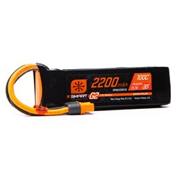 2200mAh 3S 11.1V Smart G2 LiPo 100C IC3