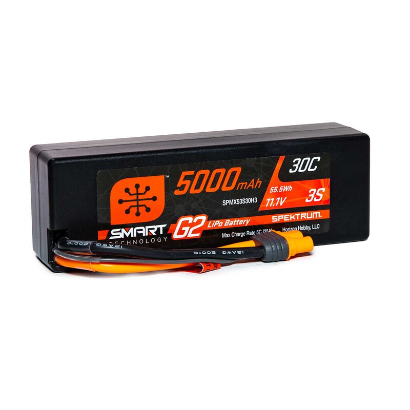 5000mAh 3S 11.1V Smart G2 LiPo 50C Hard Case IC3