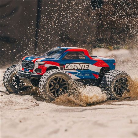 1/18 GRANITE GROM 4X4 RTR Brushed Monster Truck (Battery & Charger Included) Blue
