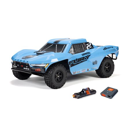 1/10 FURY 2WD RTR Brushed Short Course Truck (Battery & Charger Included) Blue