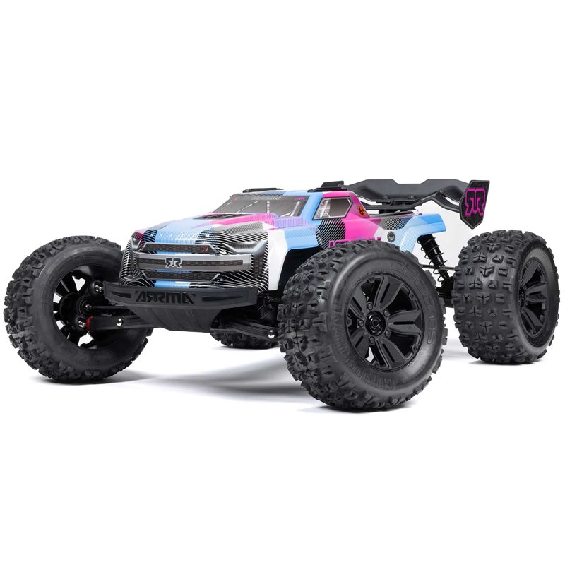 1/8 KRATON 6S 4X4 RTR Brushless Speed Truck Blue/Pink 1/8 KRATON 6S 4X4 RTR Brushless Speed Truck Blue/Pink