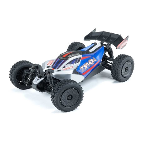 1/14 TYPHON GROM 4X4 RTR Brushed Buggy (Battery & Charger Included) Blue/Silver