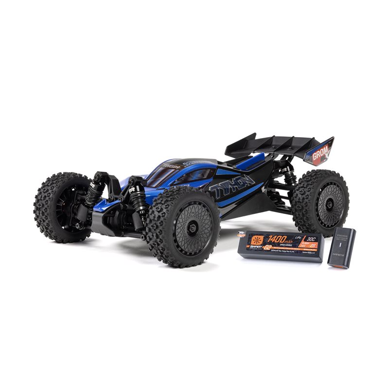 1/14 TYPHON GROM 223S DSC 4X4 RTR Brushless Buggy Blue (Battery & Charger Included) 1/14 TYPHON GROM 223S DSC 4X4 RTR Brushless Buggy Blue (Battery & Charger Included)