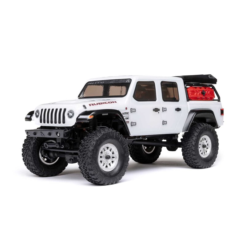 SCX24 Jeep Gladiator 4WD Rock Crawler RTR, White SCX24 Jeep Gladiator 4WD Rock Crawler RTR, White