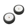 1/5 Mounted Wheel and Tire White (2): 5IVE-B