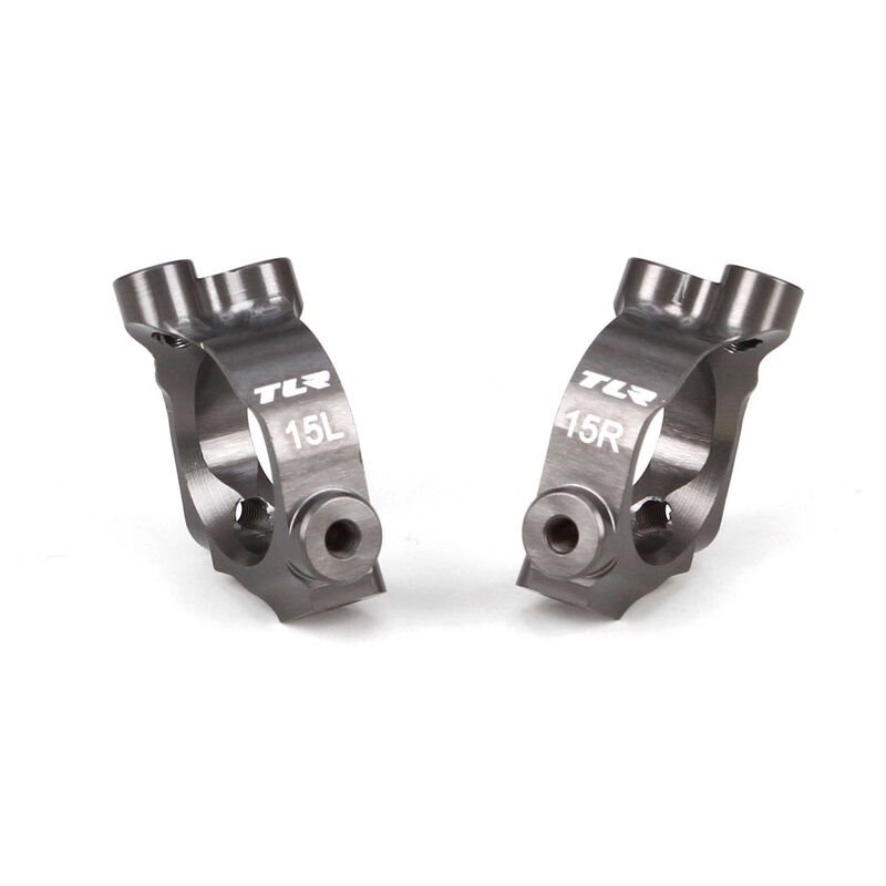 Castor Block Set 15 degrees Aluminum: 22-4