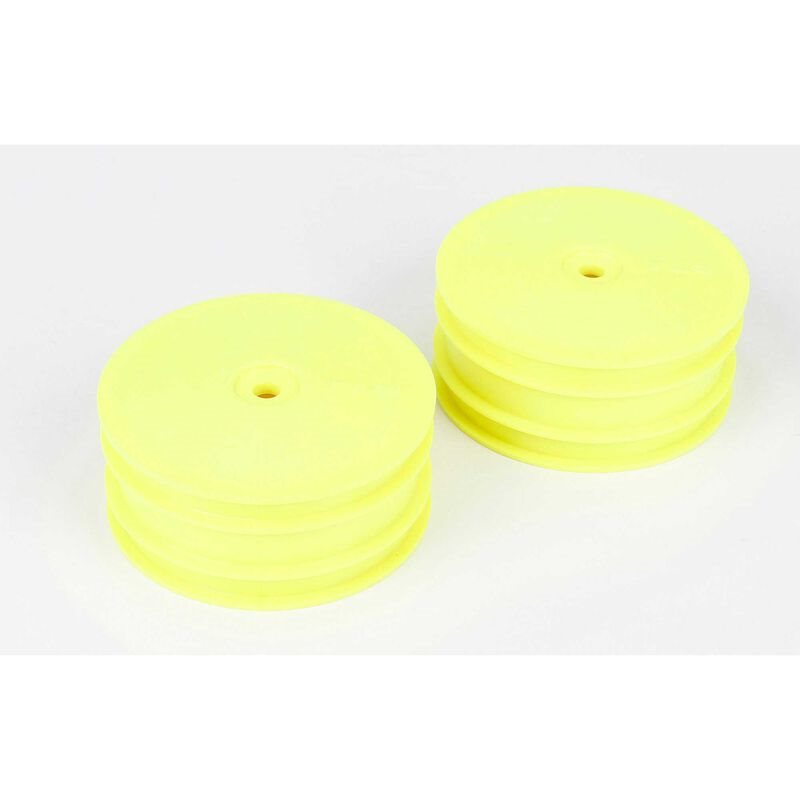1/10 Front Buggy 2.2 Wheels 12mm Hex Yellow (2): 22-4