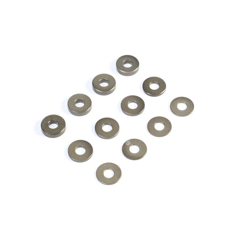 M3 Aluminum Washer Set Hard Anodized (4): 22 3.0 4.0 5.0