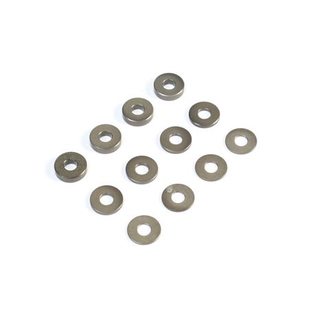 M3 Aluminum Washer Set Hard Anodized (4): 22 3.0 4.0 5.0