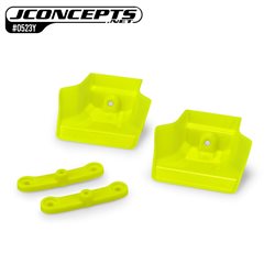 XRAY XB8 | XB8e 2024 | 2025 injection molded front wing w/ adpator, yellow - 2pc
