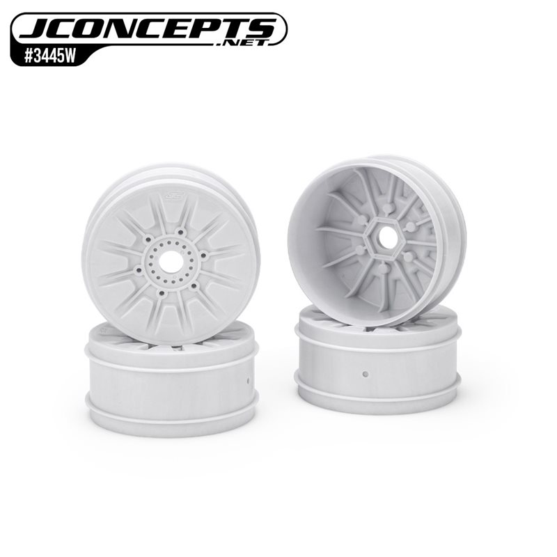 Pioneer 1:8th buggy wheel, 83mm - white, 4pc Pioneer 1:8th buggy wheel, 83mm - white, 4pc