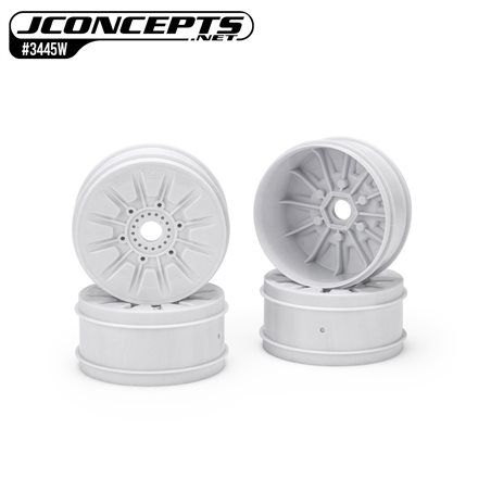 Pioneer 1:8th buggy wheel, 83mm - white, 4pc