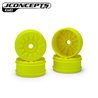 Pioneer 1:8th buggy wheel, 83mm - yellow, 4pc