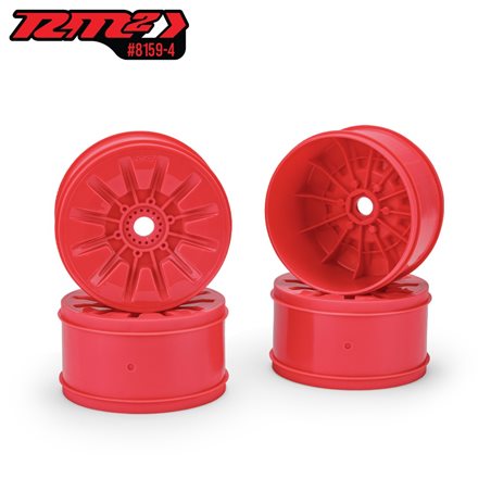 RM2, Pioneer 1:8th truck wheel, 4.0" - retro pink, 4pc