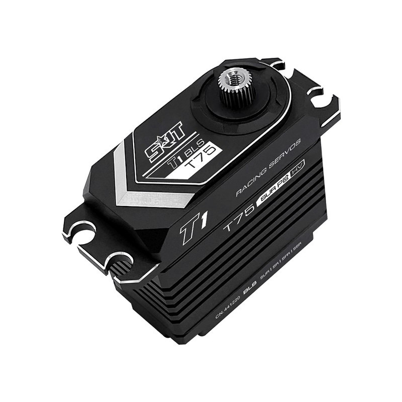 SRT T75 1/8-1/5  METAL CASE 60KG 0.14S. HV BRUSHLESS SERVO SRT T75 1/8-1/5  METAL CASE 60KG 0.14S. HV BRUSHLESS SERVO