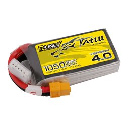 TATTU R-LINE VERSION 4.0 1050 mha 14.8V 60C 4S1P WITH XT60 - TAA10504S13X6