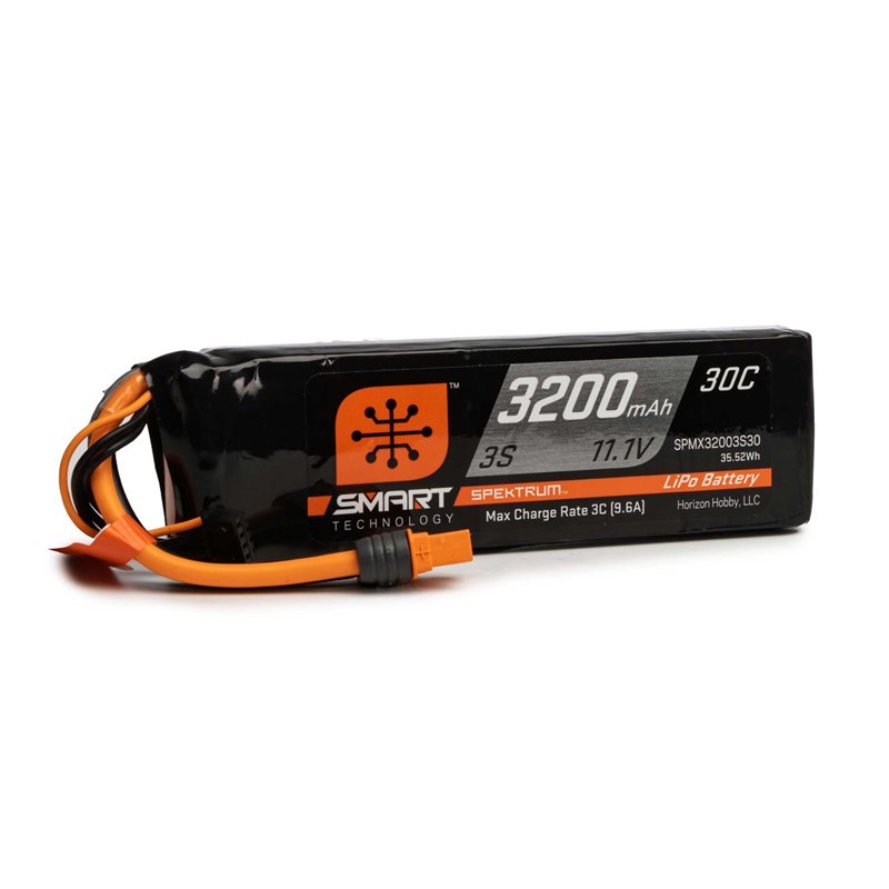 3200mAh 3S 11.1V Smart LiPo 30C IC3