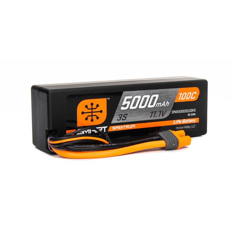5000mAh 3S 11.1V 100C Smart LiPo Hardcase IC3