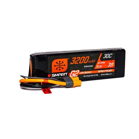 3200mAh 3S 11.1V Smart G2 LiPo 30C IC3