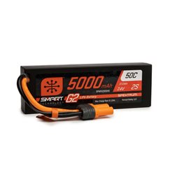 5000mAh 2S 7.4V Smart G2 LiPo 50C Hard Case IC5