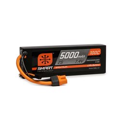 5000mAh 2S 7.4V 100C Smart LiPo Hardcase IC3