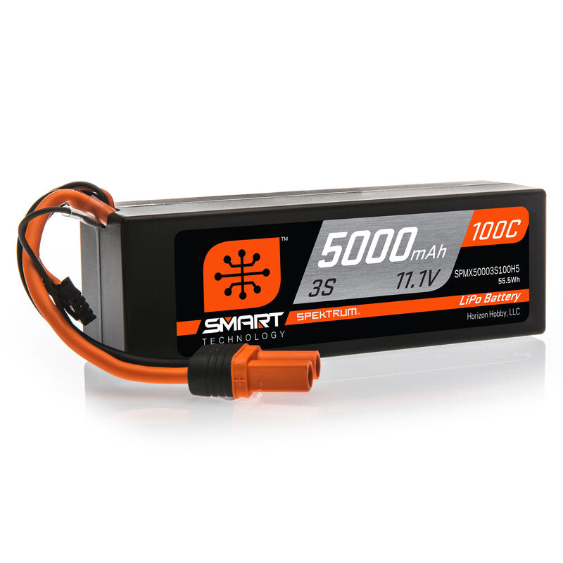 5000mAh 3S 11.1V 100C Smart LiPo Hardcase IC5