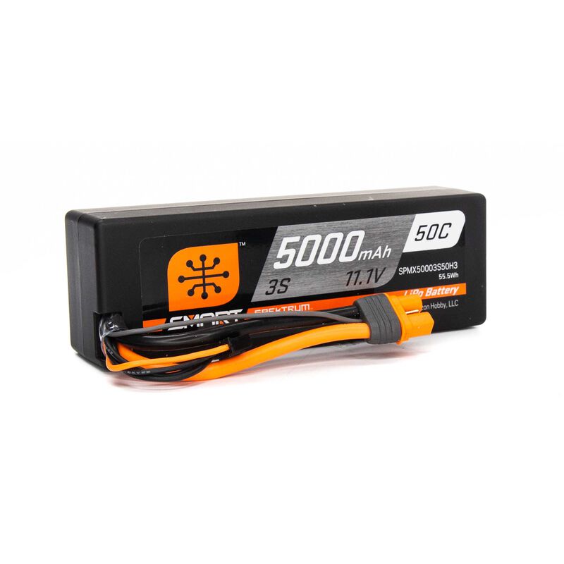 5000mAh 3S 11.1V 50C Smart LiPo Hardcase IC3